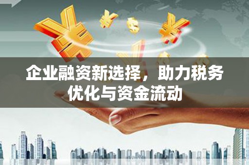 安陆企业融资新选择，助力税务优化与资金流动