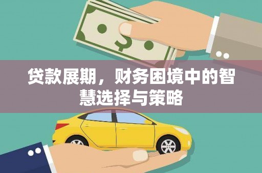 安陆贷款展期，财务困境中的智慧选择与策略