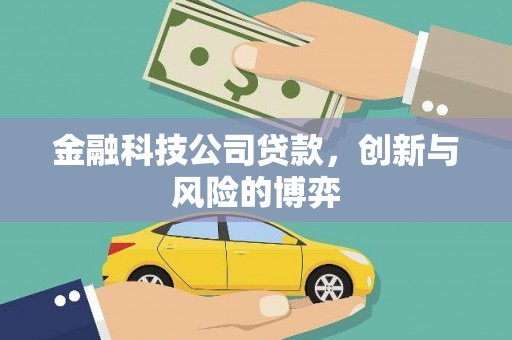 安陆金融科技公司贷款，创新与风险的博弈