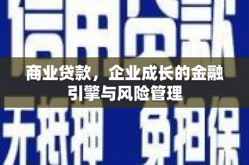 安陆商业贷款，企业成长的金融引擎与风险管理