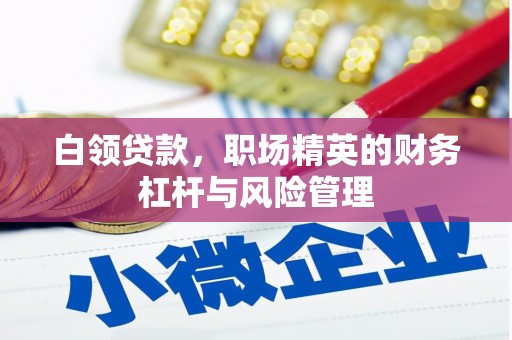 安陆白领贷款，职场精英的财务杠杆与风险管理