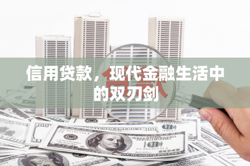 安陆信用贷款，现代金融生活中的双刃剑