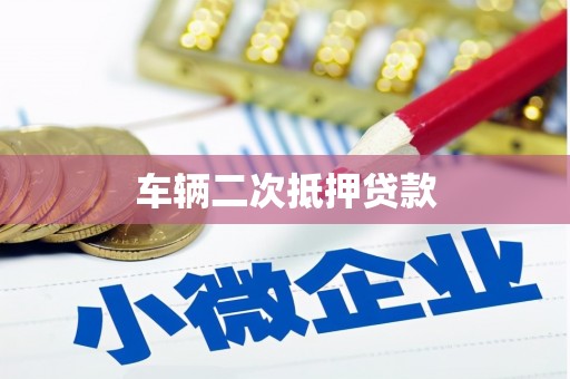 安陆车辆二次抵押贷款