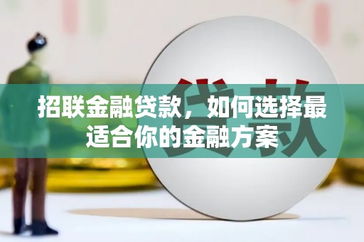 安陆招联金融贷款，如何选择最适合你的金融方案