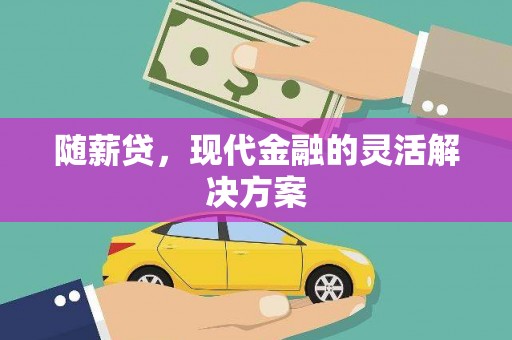 安陆随薪贷，现代金融的灵活解决方案