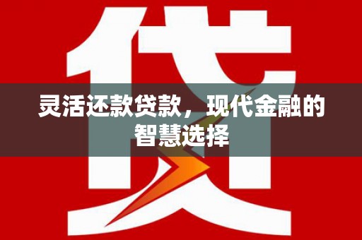 安陆灵活还款贷款，现代金融的智慧选择