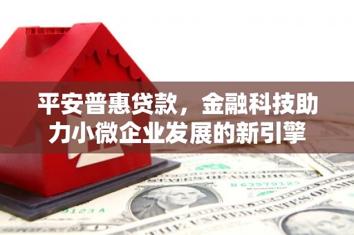 安陆平安普惠贷款，金融科技助力小微企业发展的新引擎