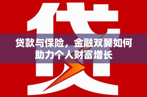 安陆贷款与保险，金融双翼如何助力个人财富增长