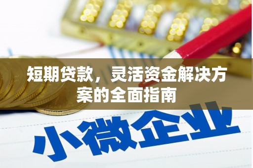安陆短期贷款，灵活资金解决方案的全面指南