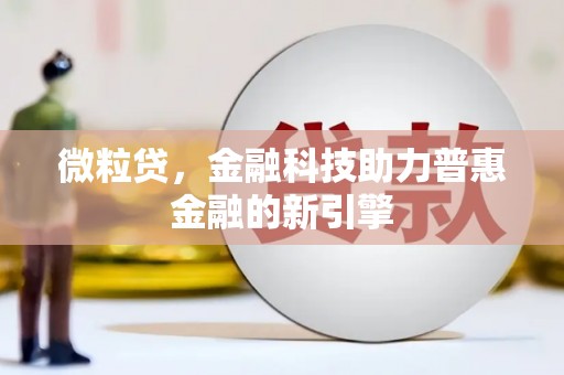 安陆微粒贷，金融科技助力普惠金融的新引擎