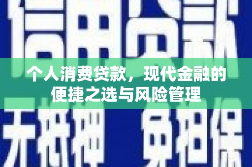 安陆个人消费贷款，现代金融的便捷之选与风险管理