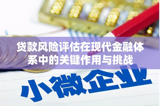 安陆贷款风险评估在现代金融体系中的关键作用与挑战