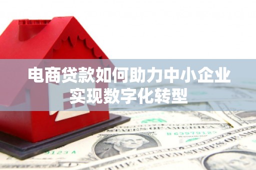 安陆电商贷款如何助力中小企业实现数字化转型