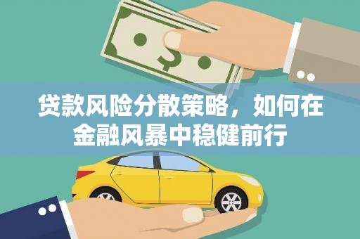安陆贷款风险分散策略，如何在金融风暴中稳健前行