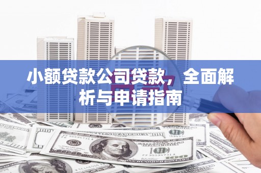 安陆小额贷款公司贷款，全面解析与申请指南