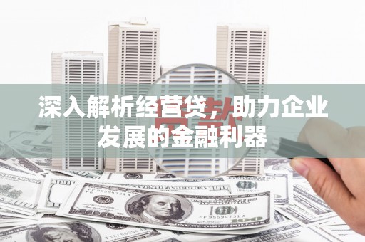 安陆深入解析经营贷，助力企业发展的金融利器