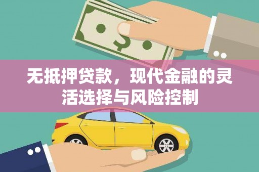 安陆无抵押贷款，现代金融的灵活选择与风险控制