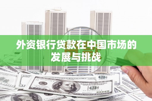 安陆外资银行贷款在中国市场的发展与挑战