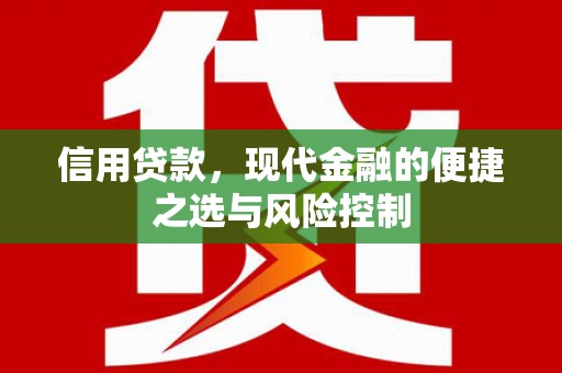 安陆信用贷款，现代金融的便捷之选与风险控制