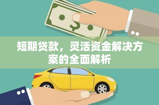 安陆短期贷款，灵活资金解决方案的全面解析