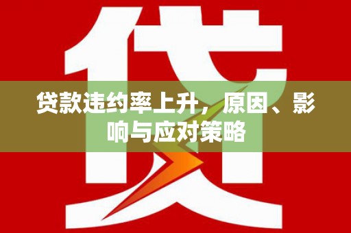 安陆贷款违约率上升，原因、影响与应对策略