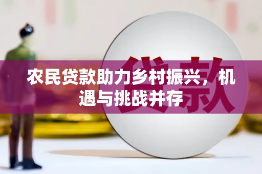 安陆农民贷款助力乡村振兴，机遇与挑战并存