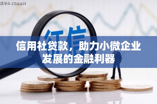 安陆信用社贷款，助力小微企业发展的金融利器