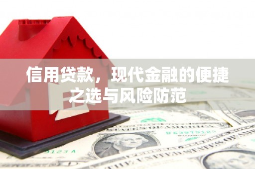 安陆信用贷款，现代金融的便捷之选与风险防范