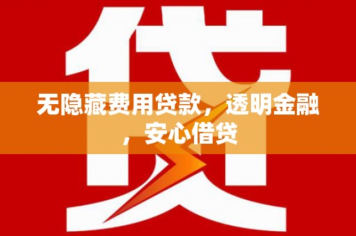 安陆无隐藏费用贷款，透明金融，安心借贷