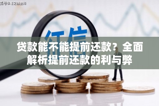安陆贷款能不能提前还款？全面解析提前还款的利与弊