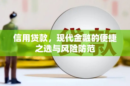 安陆信用贷款，现代金融的便捷之选与风险防范