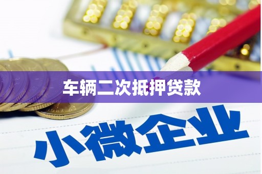 安陆车辆二次抵押贷款