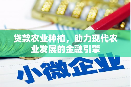 安陆贷款农业种植，助力现代农业发展的金融引擎