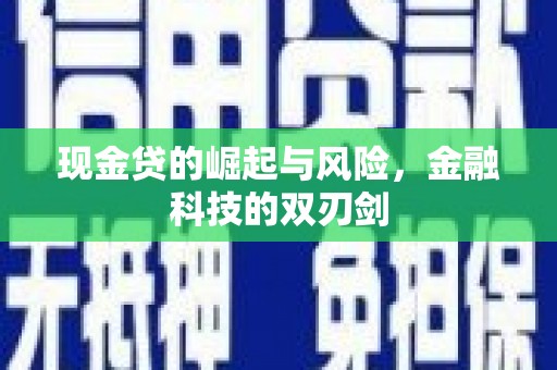 安陆现金贷的崛起与风险，金融科技的双刃剑