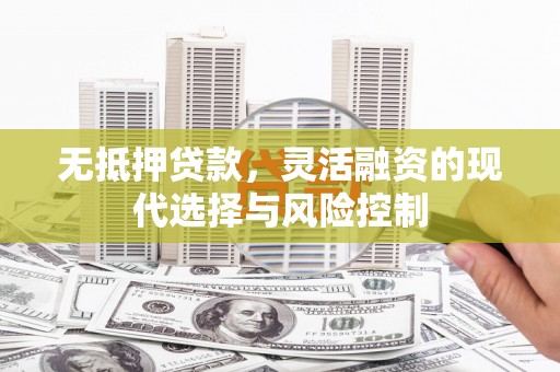 安陆无抵押贷款，灵活融资的现代选择与风险控制