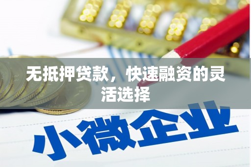 安陆无抵押贷款，快速融资的灵活选择