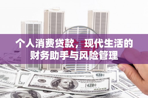 安陆个人消费贷款，现代生活的财务助手与风险管理