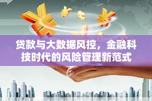 安陆贷款与大数据风控，金融科技时代的风险管理新范式