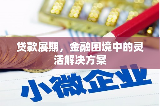 安陆贷款展期，金融困境中的灵活解决方案