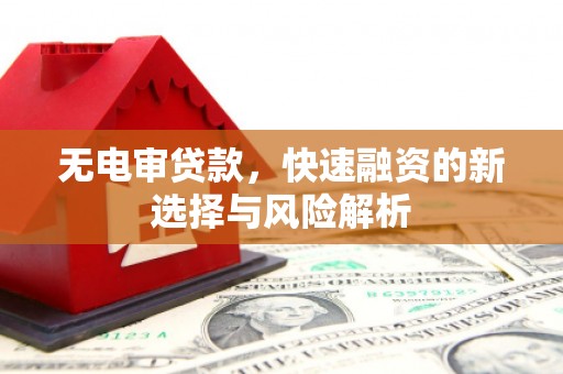 安陆无电审贷款，快速融资的新选择与风险解析