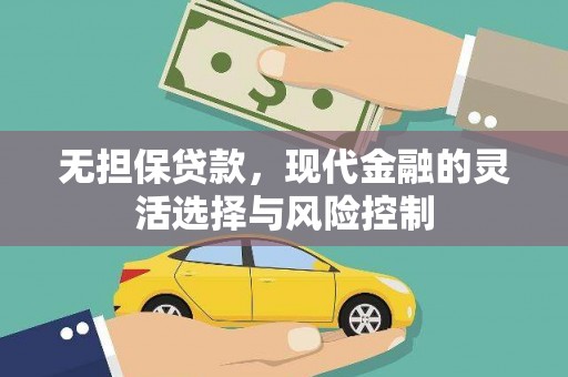 安陆无担保贷款，现代金融的灵活选择与风险控制