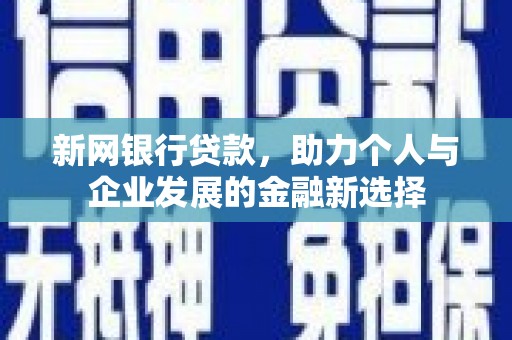 安陆新网银行贷款，助力个人与企业发展的金融新选择