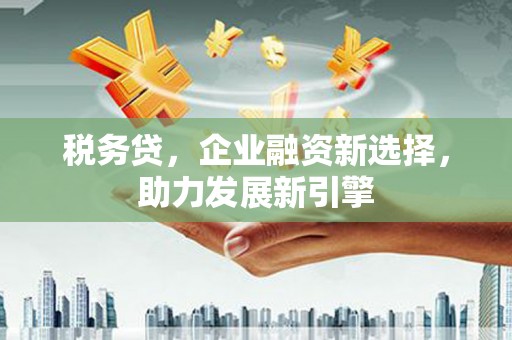 安陆税务贷，企业融资新选择，助力发展新引擎