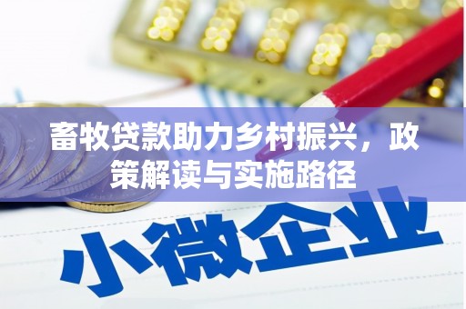 安陆畜牧贷款助力乡村振兴，政策解读与实施路径
