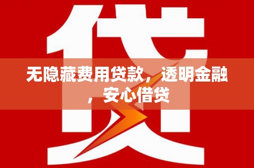 安陆无隐藏费用贷款，透明金融，安心借贷
