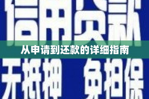 安陆从申请到还款的详细指南