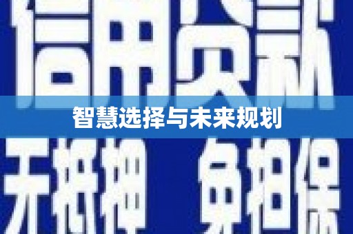 安陆智慧选择与未来规划