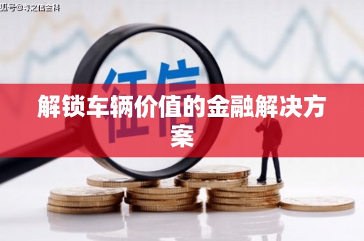 安陆解锁车辆价值的金融解决方案